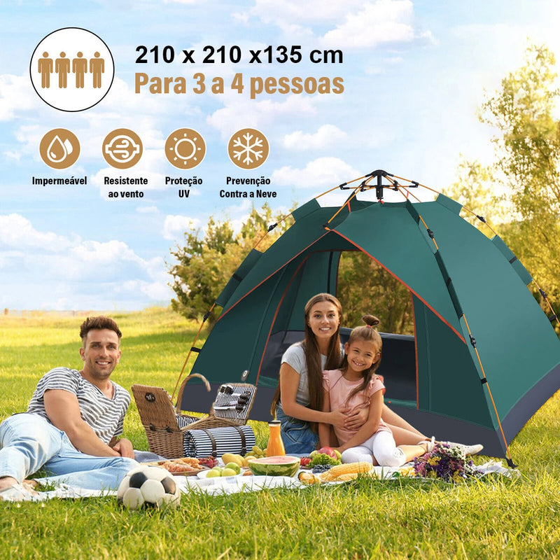 Barraca New Havay Pop-up – Para 3 a 4 Pessoas com Montagem Automática