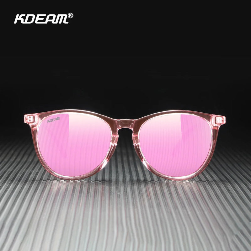 Óculos de Sol Feminino Polarizado  | KDEAM Oversized Redondo