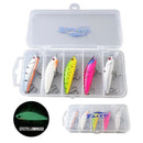 Iscas Minnow Luminosa |Afundamento Lento | 5 Unidades