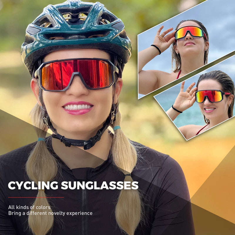 Kit 2 Óculos de Sol Esportivo SCVCN UV400