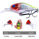 Isca Artificial Crankbait  | Profundidade - Meia Água| 5 Unidades