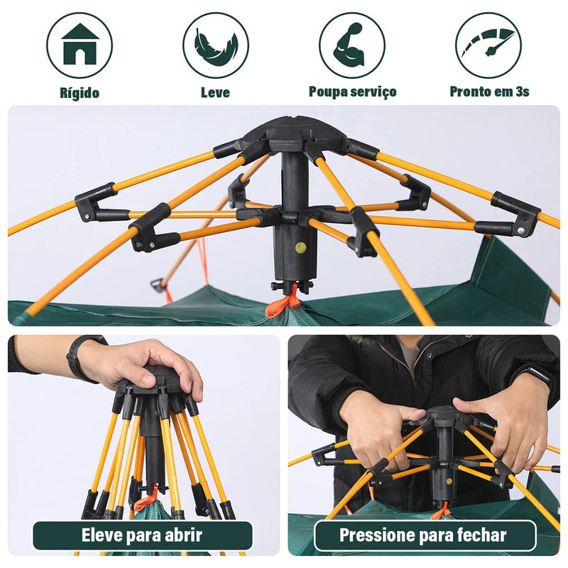 Barraca New Havay Pop-up – Para 3 a 4 Pessoas com Montagem Automática