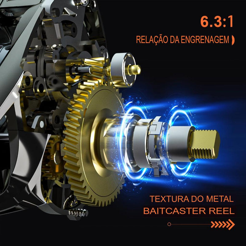 Carretilha   | Haut Ton Matel Master 6.2:1| 6Kg Drag