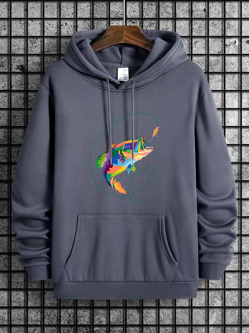 Moletom com Estampa de Peixe |