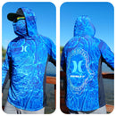 Camisa Masculina Com Capuz UPF 50+ Manga Longa para Pesca