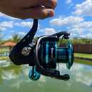 Molinete AzureX Com Até 10kg Drag + Óculos Polarizado Grátis