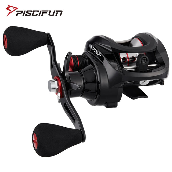 Carretilha Piscifun Torrent | Máximo Desempenho | Anti Cabeleira | Drag 8.1 KG