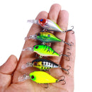 Isca Artificial Crankbait  | Profundidade - Meia Água| 5 Unidades
