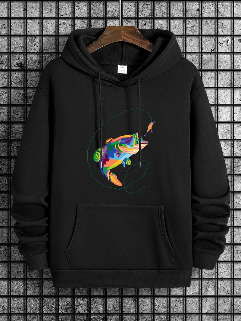 Moletom com Estampa de Peixe |