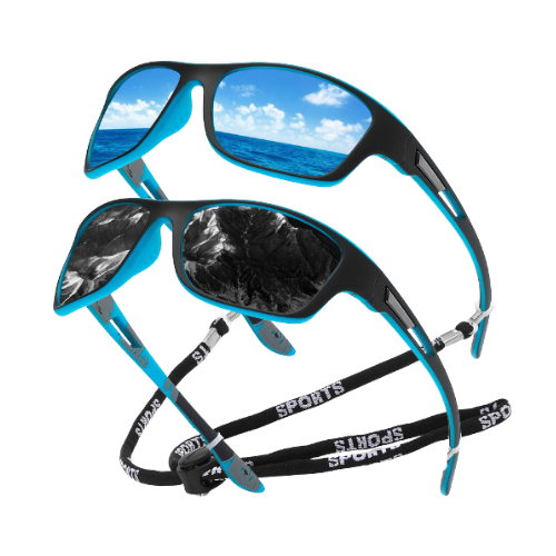 [PAGUE 1 LEVE 2] Óculos de Sol Polarizado Anti-Reflexo Pesca Esportivo - AquaVision Pro™