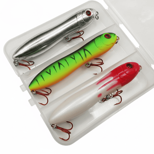 [PAGUE 1 LEVE 3] Isca Artificial Zig Zarinha Inoxidável + Caixa Organizadora