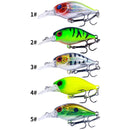 Isca Artificial Crankbait  | Profundidade - Meia Água| 5 Unidades