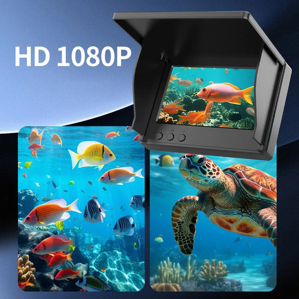 Câmera Subaquática Portátil 4.3 com Visão Noturna – Localize Peixes com Precisão