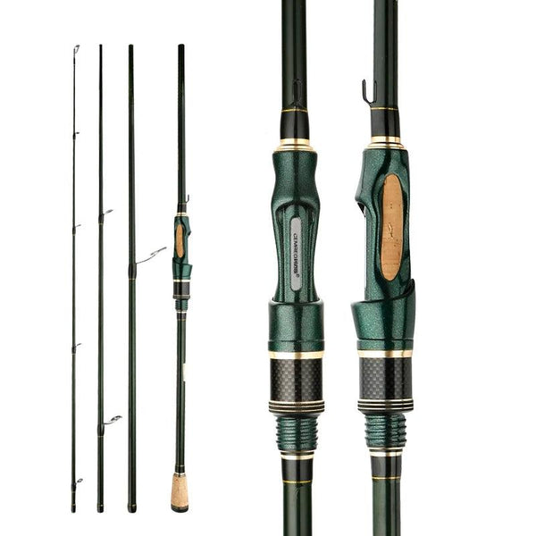 Vara de Pesca CEMREO | Ultra Resistente- Ação Média |  100% Carbono