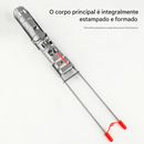 Suporte automático para vara de pescar em aço inoxidável com mola ajustável