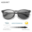 Óculos de Sol Feminino Polarizado  | KDEAM Oversized Redondo