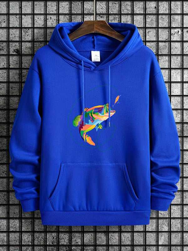 Moletom com Estampa de Peixe |