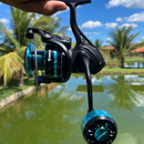 Molinete AzureX Com Até 10kg Drag + Óculos Polarizado Grátis