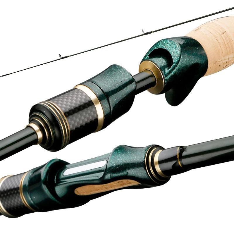Vara de Pesca CEMREO | Ultra Resistente- Ação Média |  100% Carbono
