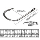 Peças de Anzol em Carbono 500/600/1000 pcs