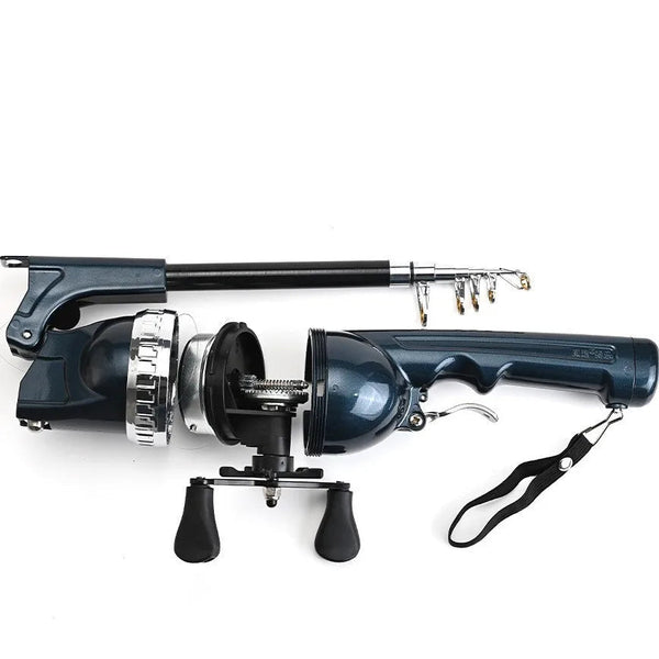 Vara de Pesca Dobrável Telescópica  - Mini e Portátil